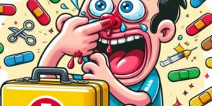 코피가 나는 모습